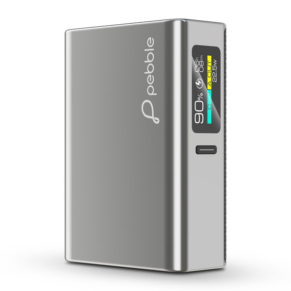 Pebble Rapid Qube power bank silver variant