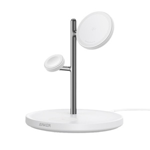Anker 3-in-1 Wireless Charger MagGo 15W for Magnetic Base Phone Watch Earphone A25M3