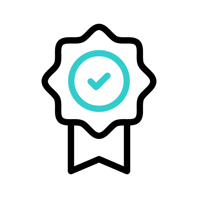 Genuine tested product icon