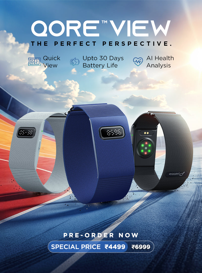 Pebble wellness band mobile banner