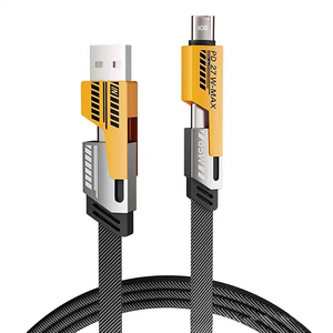 Wholesale PD 65W Fast Charging Cable 4-in-1 Multi Phone Charger Cable with Voltage Display