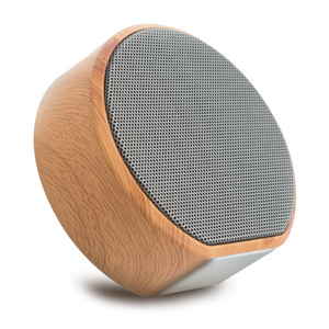 Leunxudx Mini Blue Tooth Speaker Wood Grain