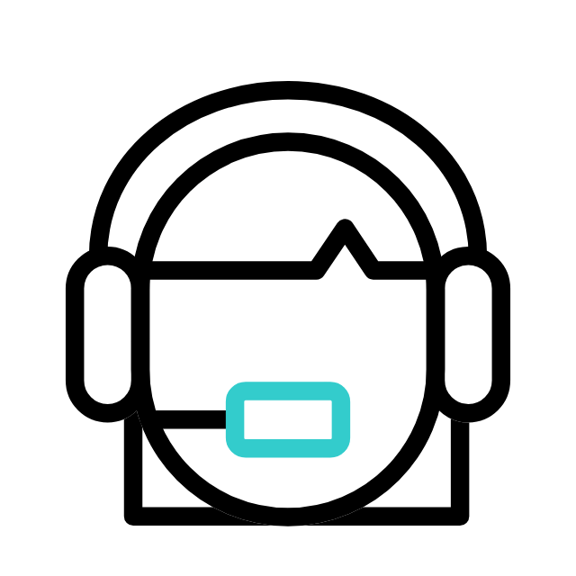 Technical engineering support desk icon