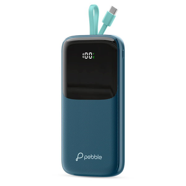 Pebble Rapid Electra10 power bank blue variant