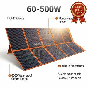 High Efficiency Foldable PET Solar Panels Portable Charger With MPPT Controller