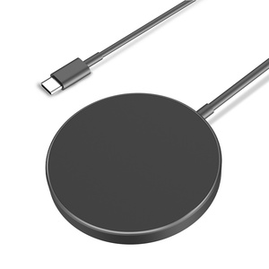 Magnetic Wireless Charger Pad 15W 2 In 1 Fast Qi Charging Station For IPhone 17 16 15 14 & Earbuds Slim Portable Charger
