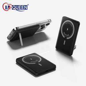Custom 22.5W Portable Magnetic Power Bank 10000mah 5000mah With Holder External Battery Wireless Charger Power Bank For Phone