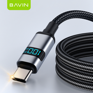BAVIN CB368 CC 100W Fast Charging PVC LED Display Cable